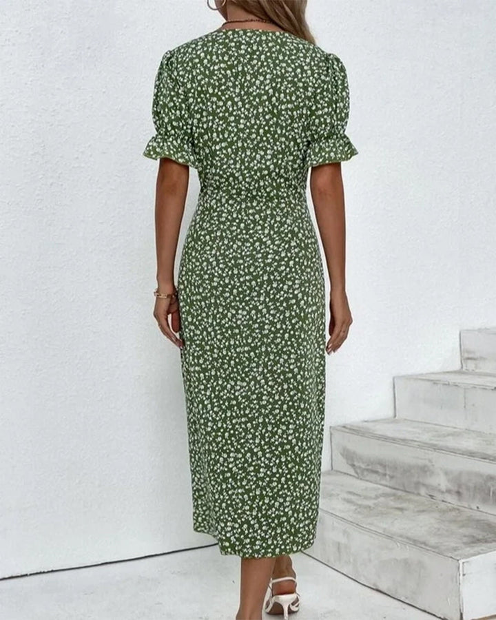 Sophie – Rochie de Damă Elegantă cu Mâneci Scurte