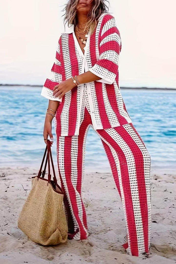 Amelia | Set Rayat Elegant și Confortabil