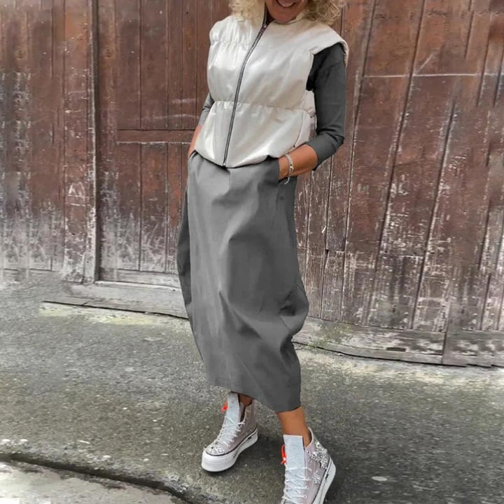 Annette – Rochie Damă Elegantă cu Buzunare și Croi Avantajos