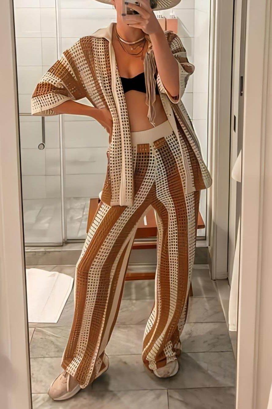 Amelia | Set Rayat Elegant și Confortabil