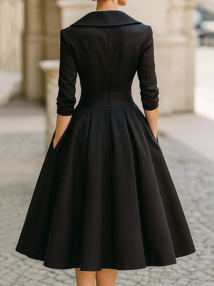 Madelene | Rochie Midi Elegantă