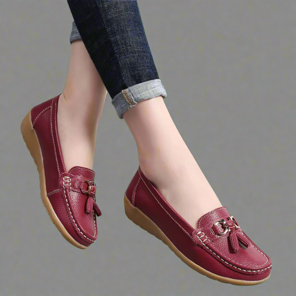 Ulfrida | Mocasini ortopedici din piele pentru confort și stil