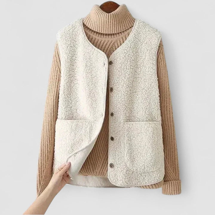 Layla™ - Vest din lână elegantă și versatilă