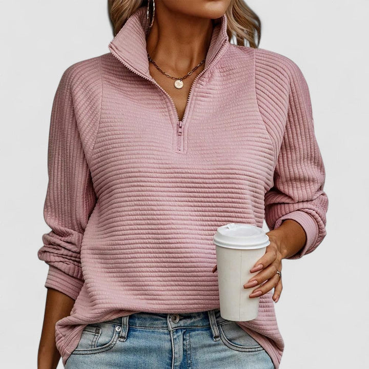 Riley™ Pulover Modern cu Fermuar pe Jumătate