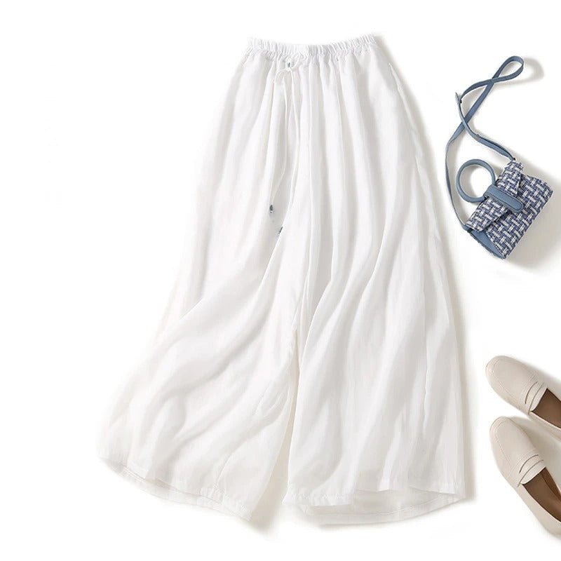 Luna | Pantaloni cu Talie Ajustabilă și Croi Relaxat