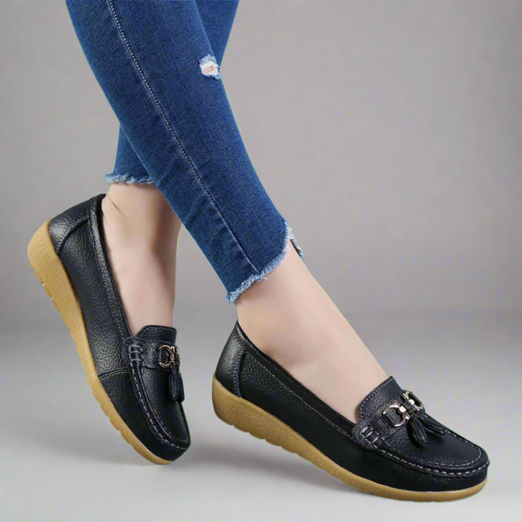 Ulfrida | Mocasini ortopedici din piele pentru confort și stil