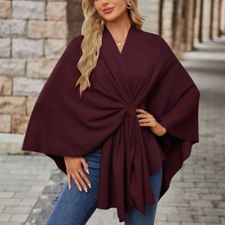 Stela | Poncho Elegant Drapat