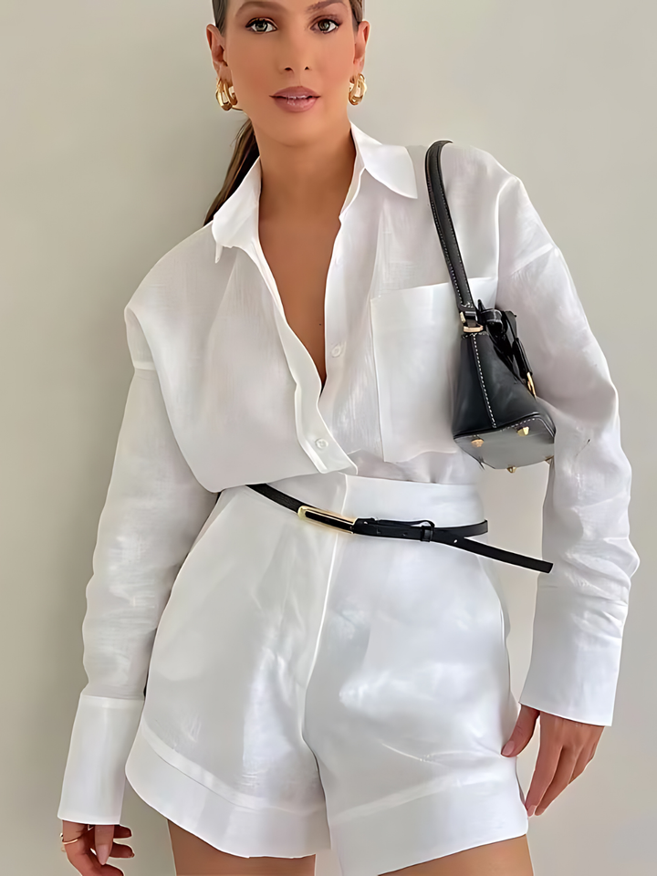 Set Asortat de Vară cu Șort și Cămașă