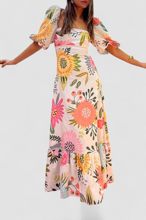 Nordlys™ | Rochie Maxi cu Print