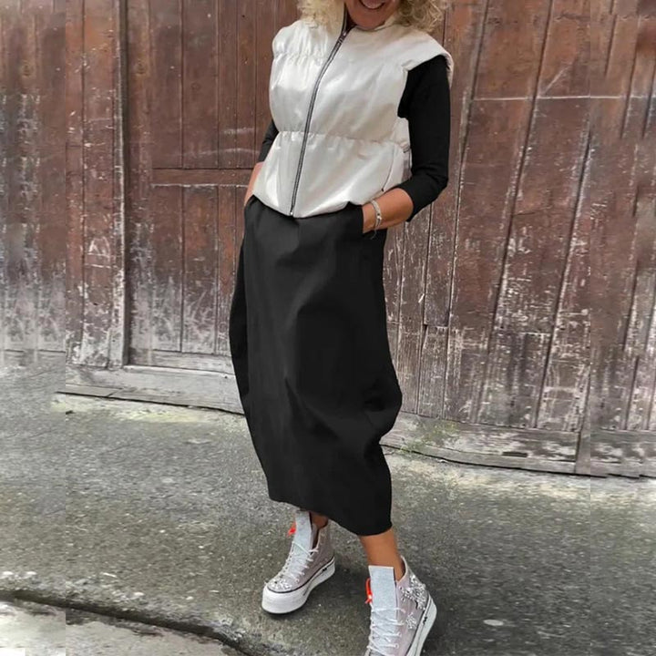 Annette – Rochie Damă Elegantă cu Buzunare și Croi Avantajos