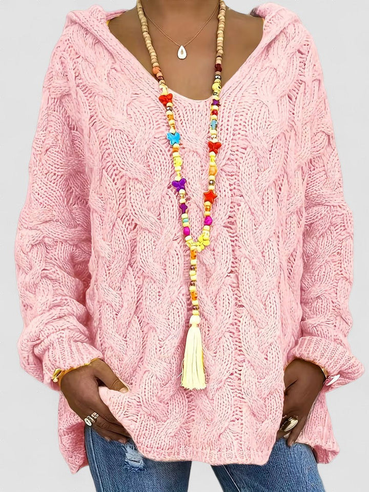 Mihaela | Pulover Informal Cu Mâneci Lungi Din Tricot