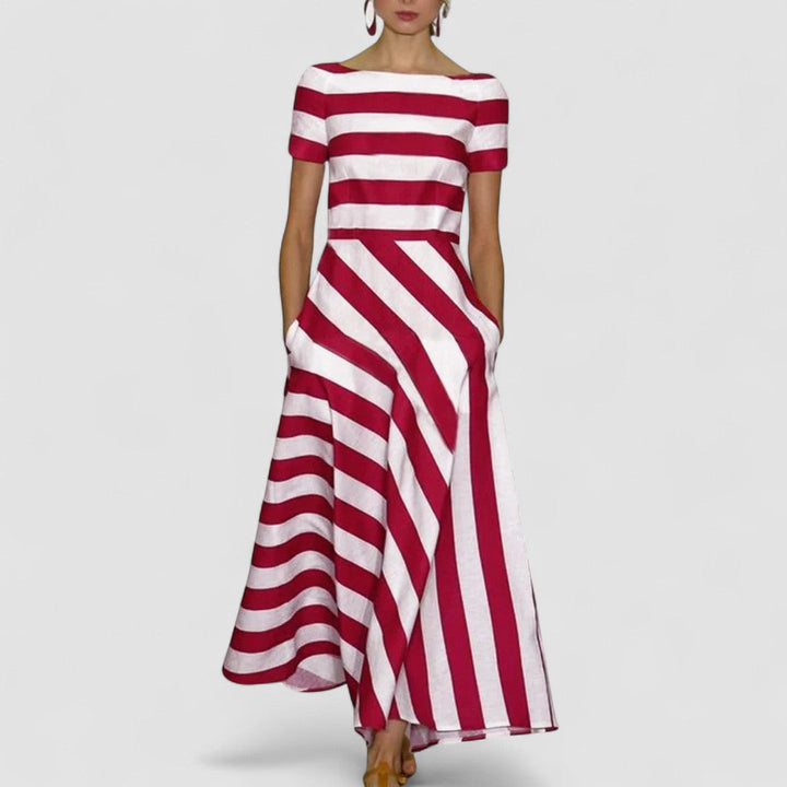 Natalia – Rochie Lungă Damă din Dantelă Manuală, Stil Elegant