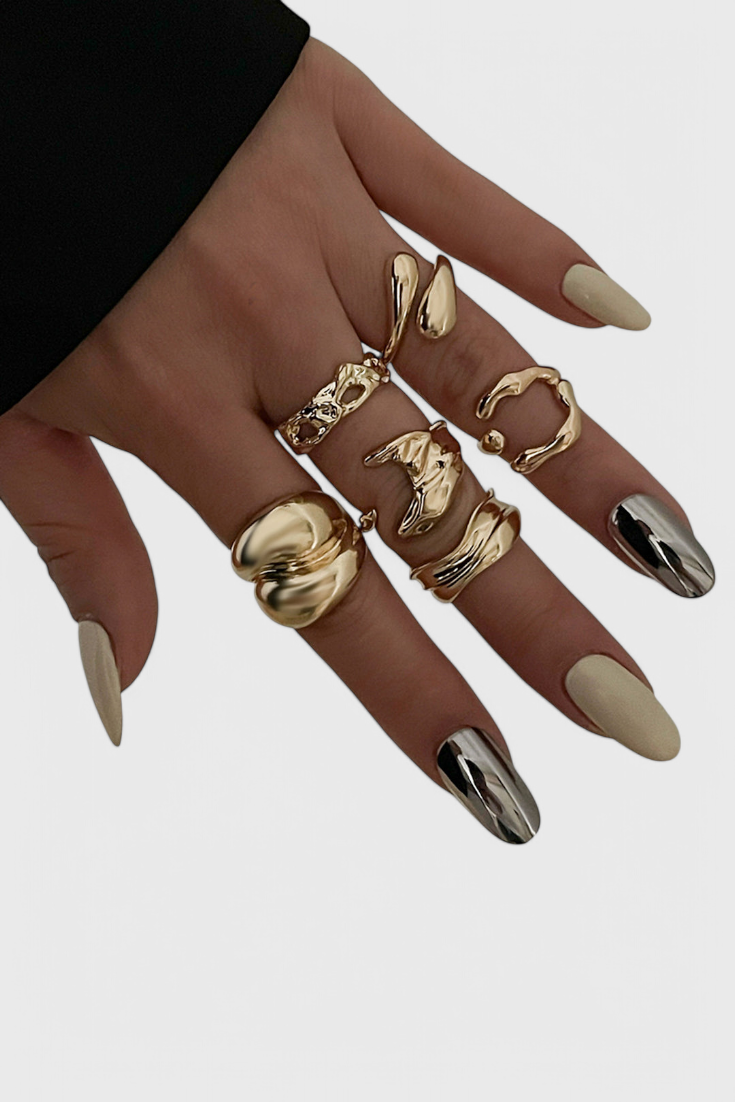 Mara – Inel neregulat cu design în straturi