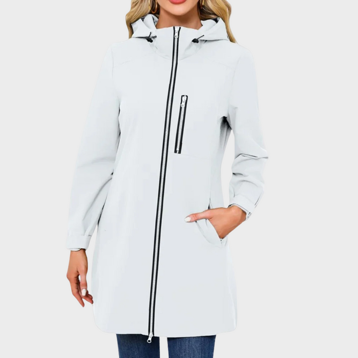 Ileana - Jachetă Lungă Impermeabilă