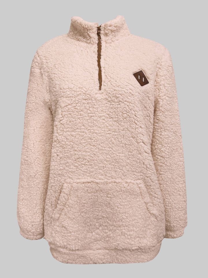 NOREEN | Pulover Teddy cu Fermuar