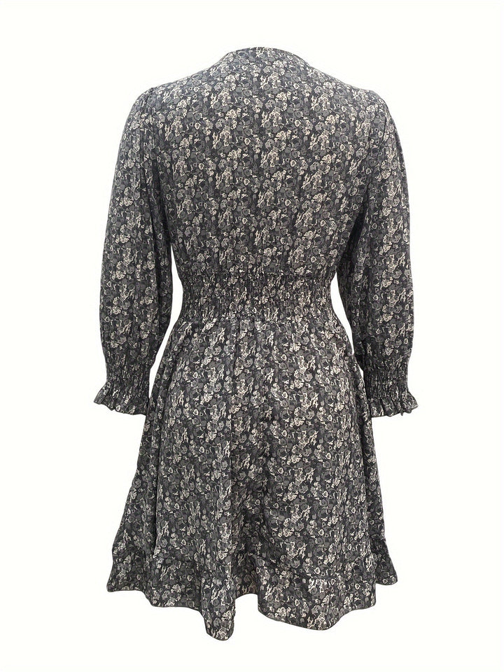 Alina – Rochie de Damă cu Volane la Mâneci Elegantă și Feminina