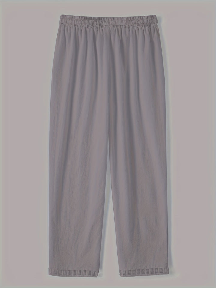 Wren – Pantaloni Croiți Relaxați cu Detalii Contrastante