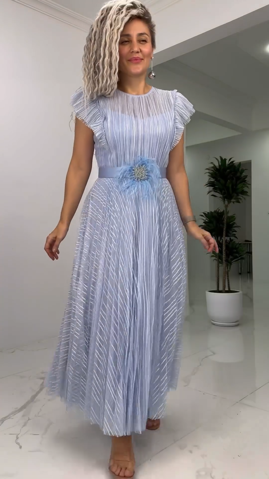 Lena – Rochie de Damă Chiffon Elegantă Vaporoasă