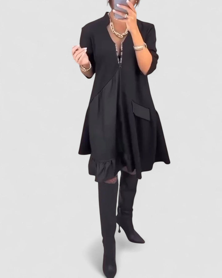 Christine – Rochie de Damă Elegantă Boho Midi