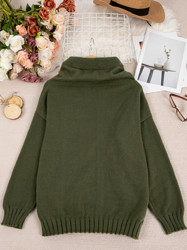 ZELINA | Pulover cu Mâneci Lungi și Buzunar