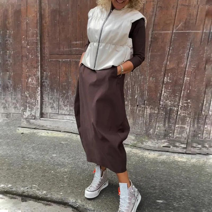 Annette – Rochie Damă Elegantă cu Buzunare și Croi Avantajos