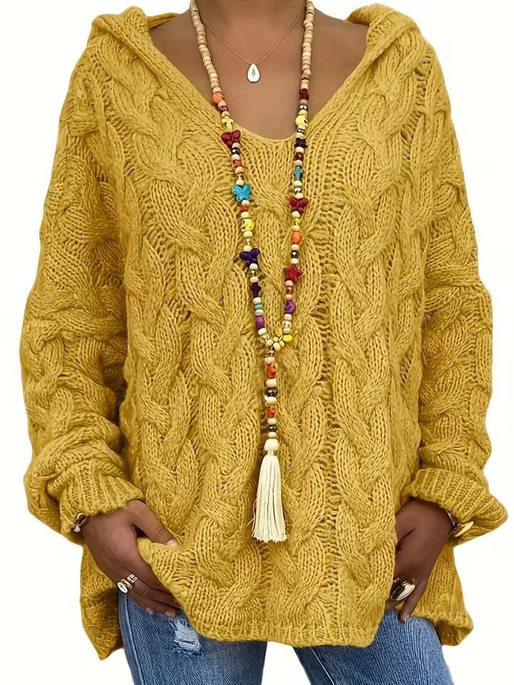 Mihaela | Pulover Informal Cu Mâneci Lungi Din Tricot