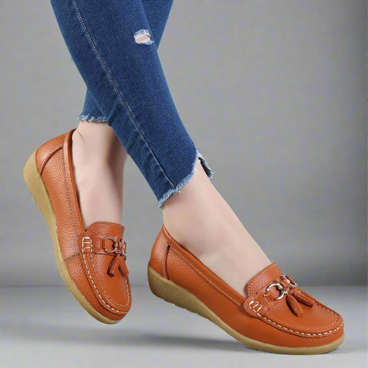 Ulfrida | Mocasini ortopedici din piele pentru confort și stil