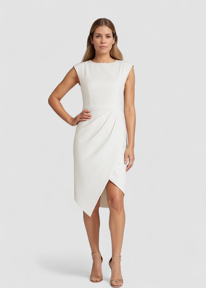 Britty | Rochie cocktail cu tiv în formă de lalea