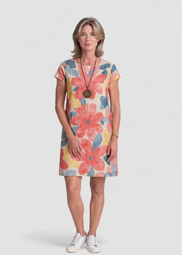 Mailin – Tunică-Rochie de Damă Lejeră cu Imprimeu Floral