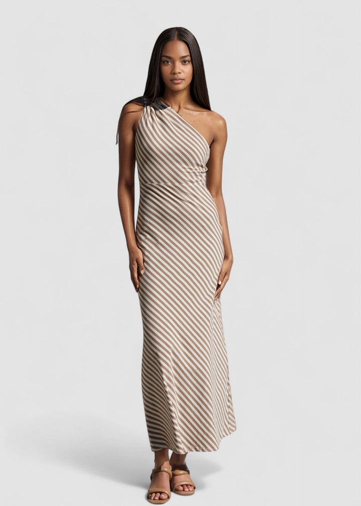 Rocia™ | Rochie de vară în dungi cu accent elegant