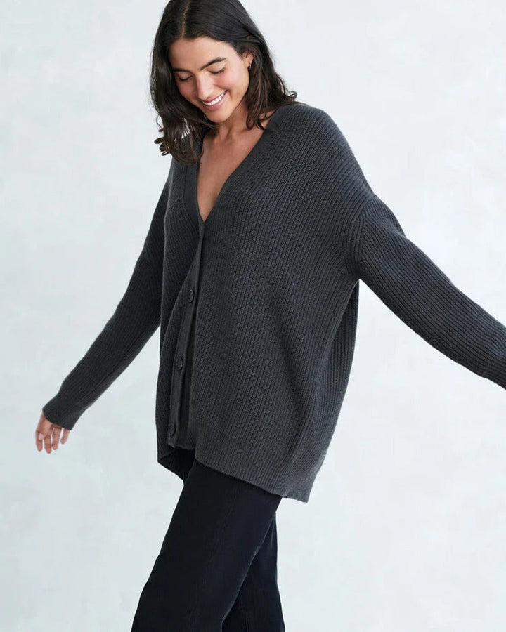Marian – Cardigan de Damă Cocoon din Tricot Pufos