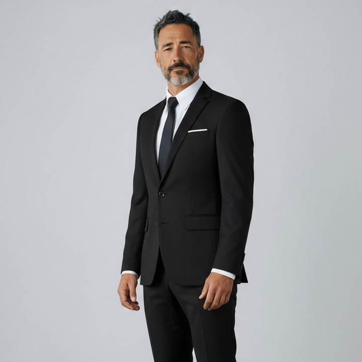 Costum formal din două piese pentru bărbați, pentru nunți | Croială slim fit