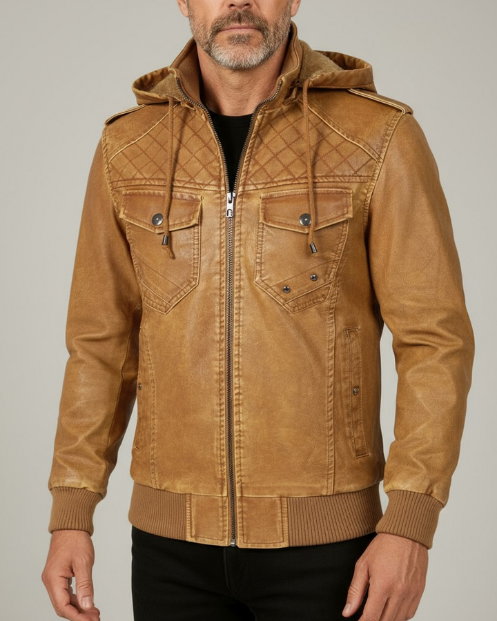 Jacheta de lux din piele