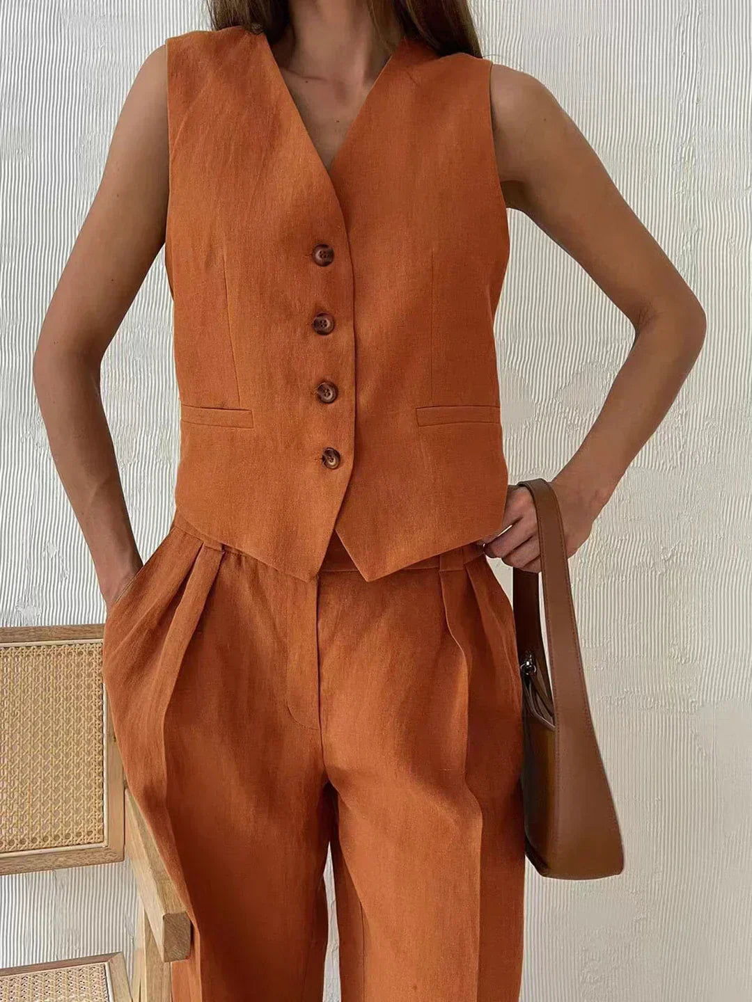 Set de Pantaloni Eleganți