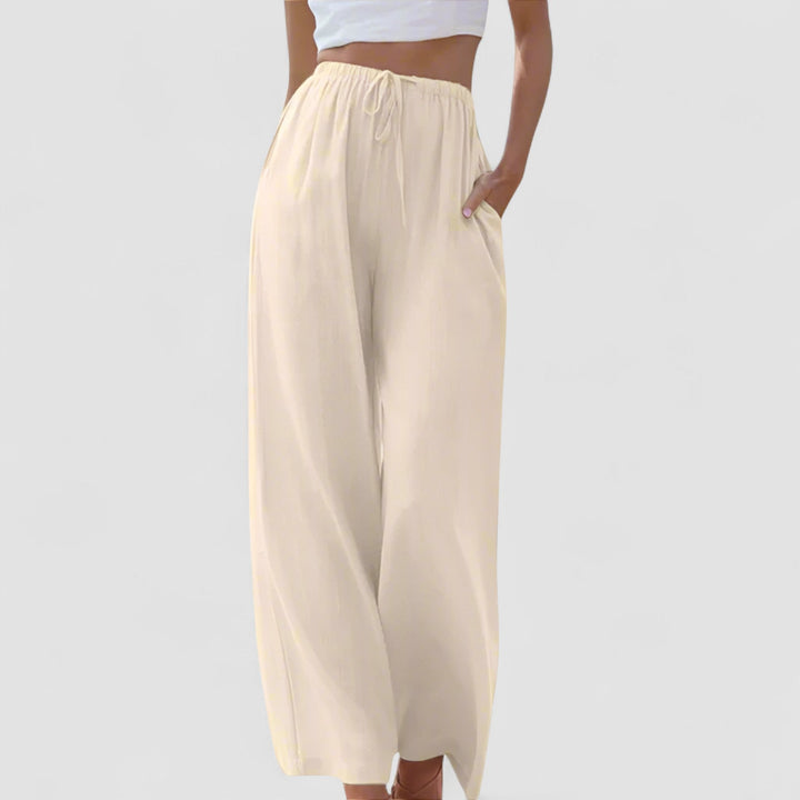 Liam | Pantaloni de Vară cu Picior Larg