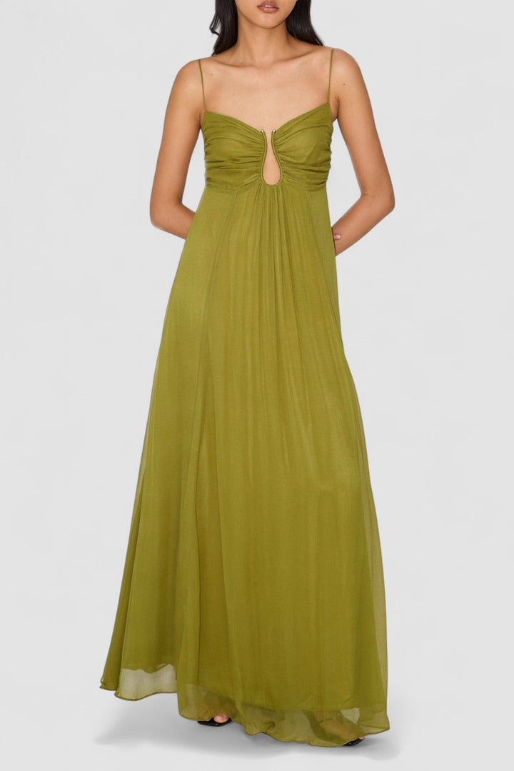 Eden – Rochie Maxi de Damă Elegantă cu Decupaj