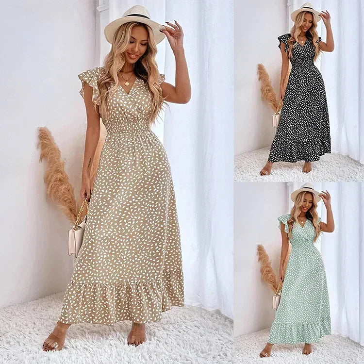 Elieshia – Rochie de Damă Elegantă de Vară cu Talie Accentuata