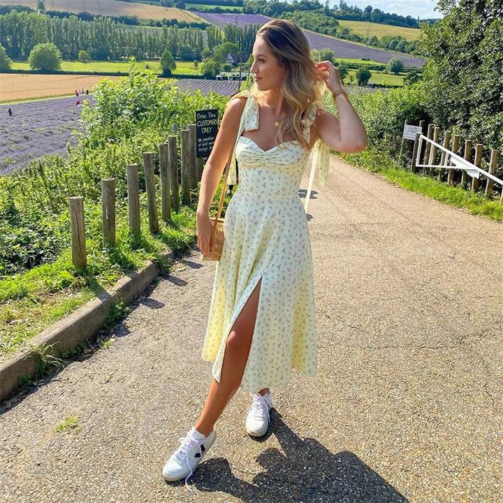 Sonia – Rochie Damă Elegantă cu Model Floral și Croi Avantajos