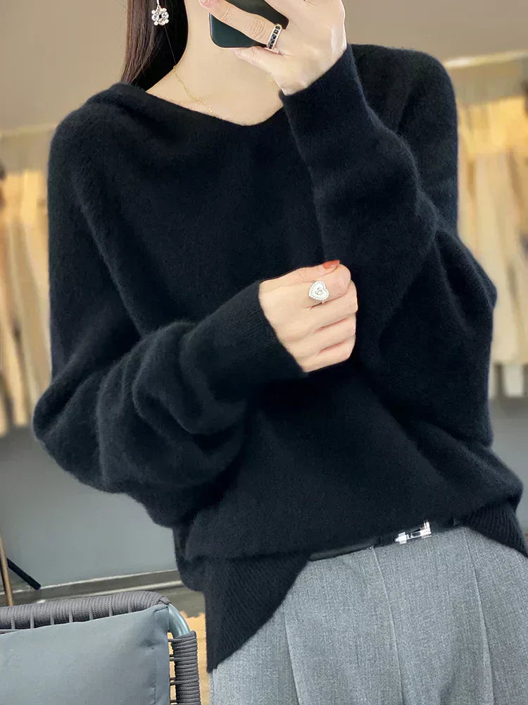 Riley™ Pulover moale cu glugă