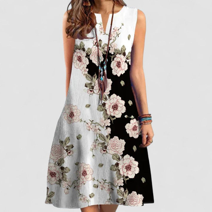 Solbjerg – Rochie de Vară Fără Mâneci, Lejeră și Elegantă