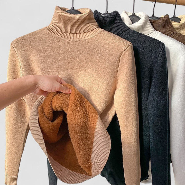 JOYCE | Pulover cu guler înalt și izolație suplimentară