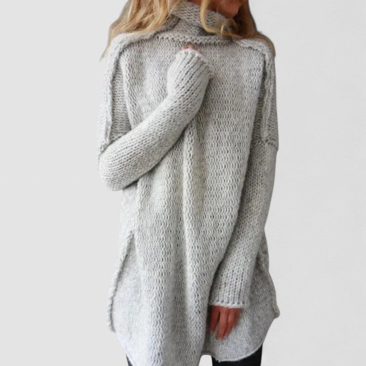 Claire - Pulover cu guler înalt