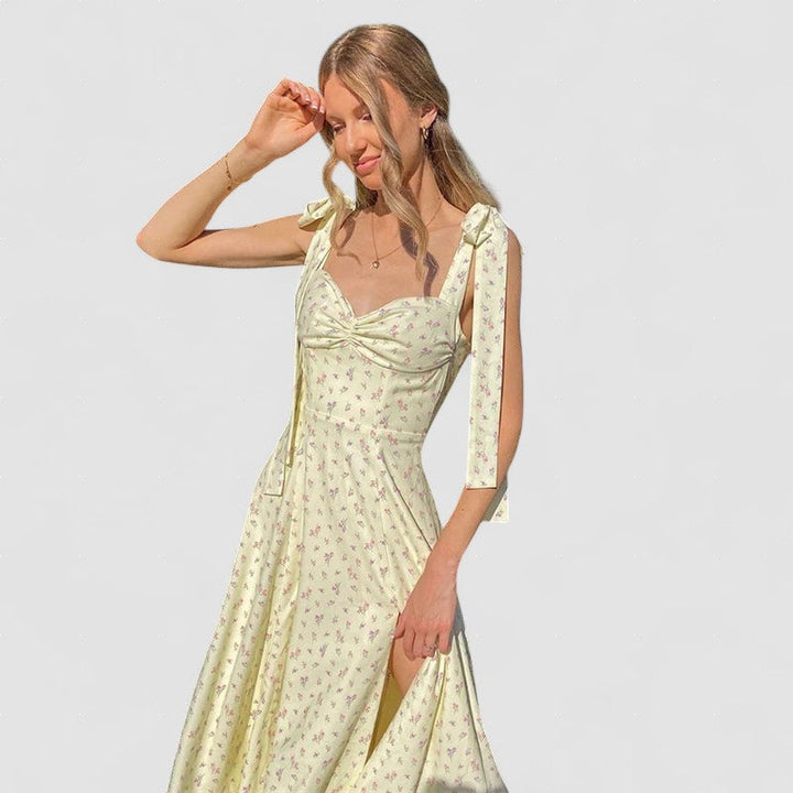 Sonia – Rochie Damă Elegantă cu Model Floral și Croi Avantajos