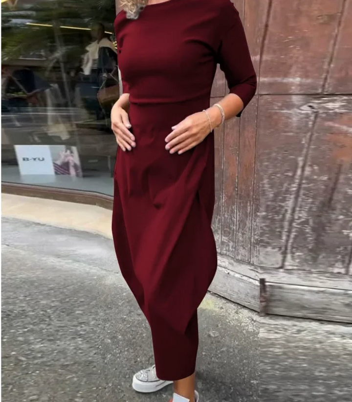 Annette – Rochie Damă Elegantă cu Buzunare și Croi Avantajos