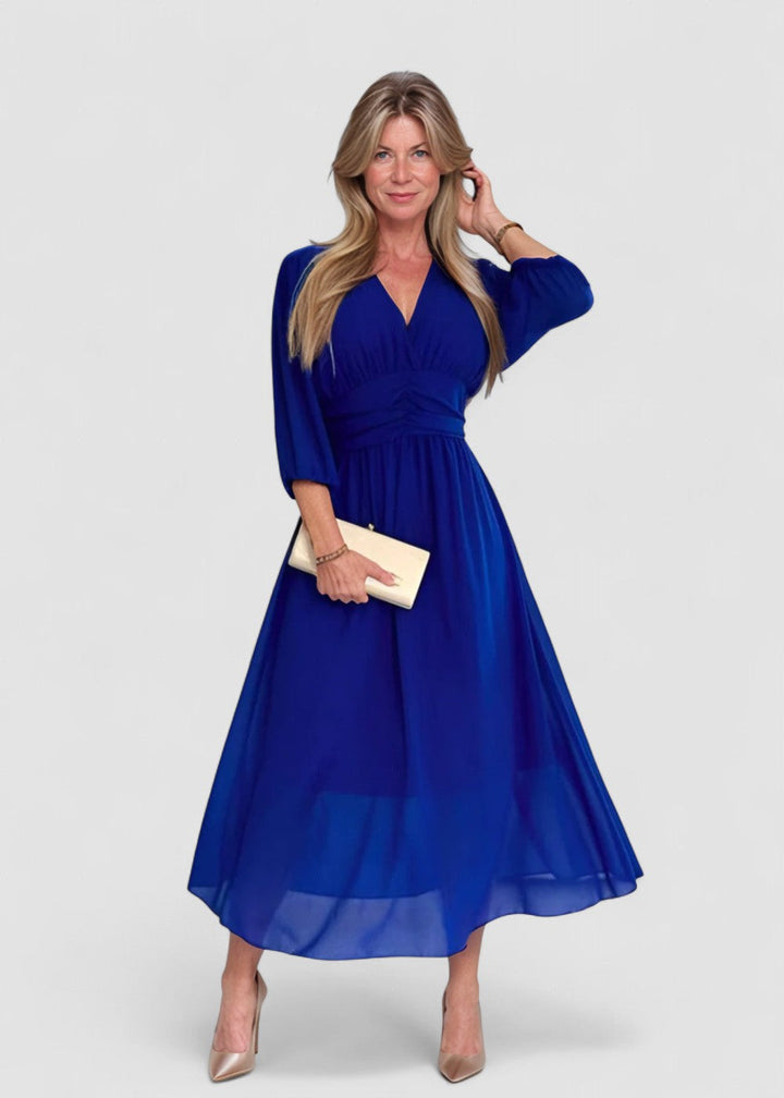 Mathilda – Rochie de Damă Ușoară din Chiffon Mătăsos Elegantă