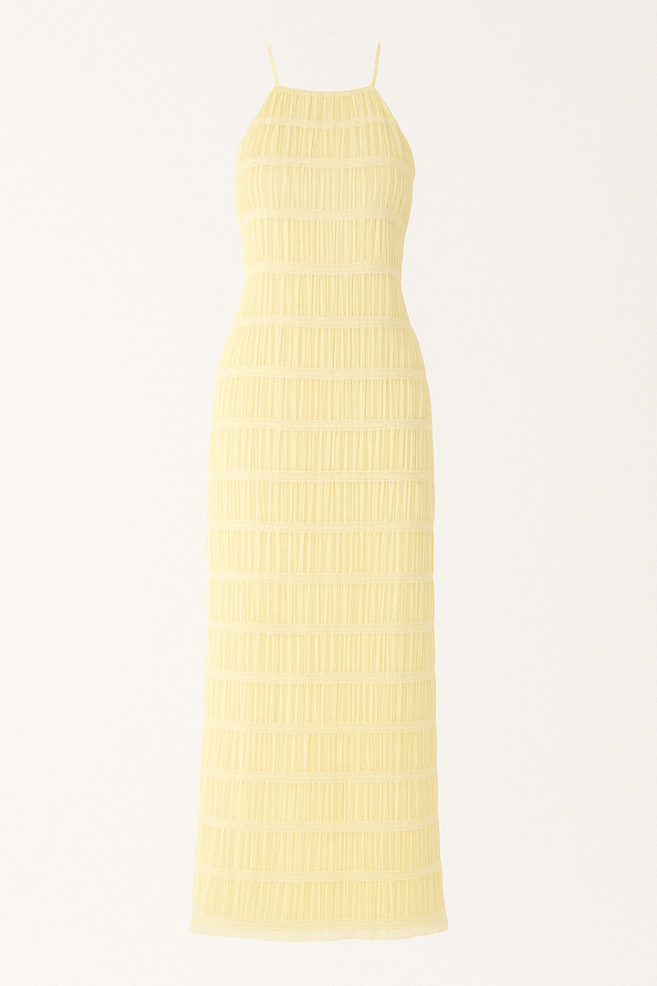 Cyara – Rochie de Damă Maxi Neagră Elegantă Halter