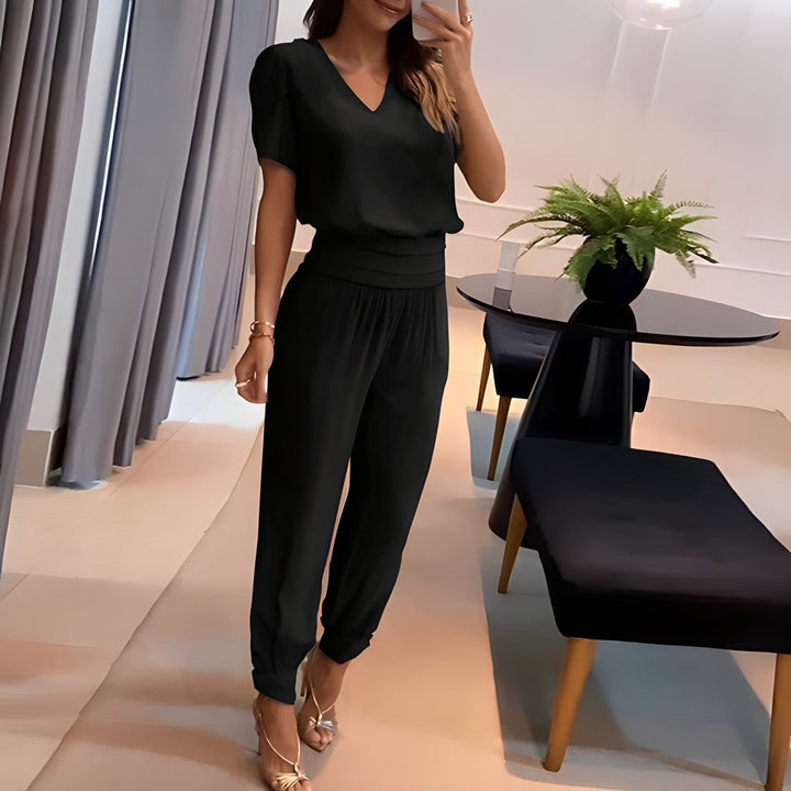 Kenzie – Set modern cu bluză și pantaloni