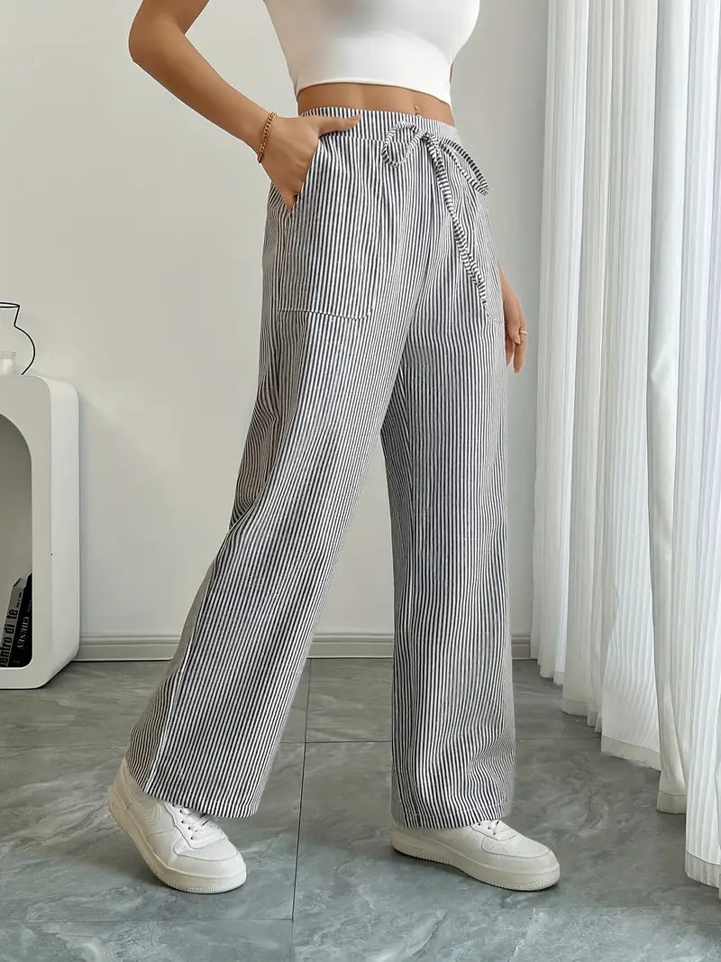Alina | Pantaloni Casual Eleganți cu Șnur