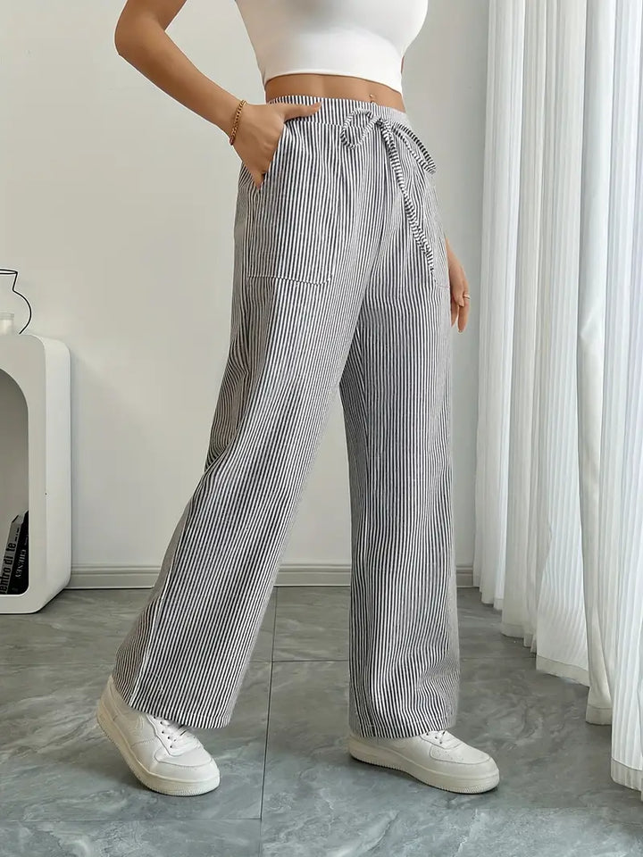 Alina | Pantaloni Casual Eleganți cu Șnur