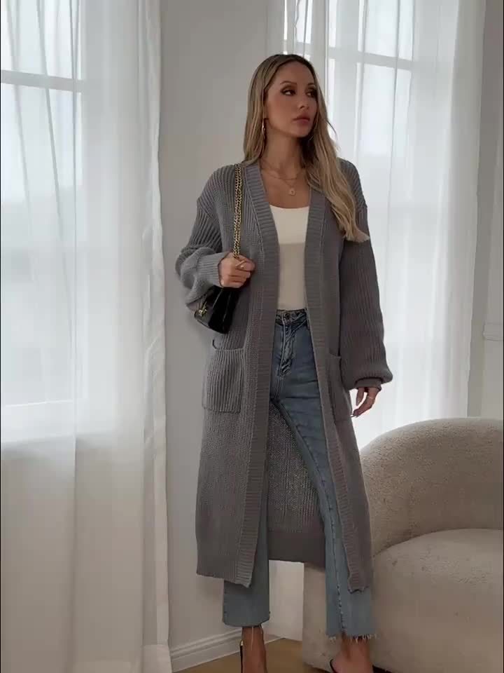 SORAYA | Pulover Cardigan Confortabil